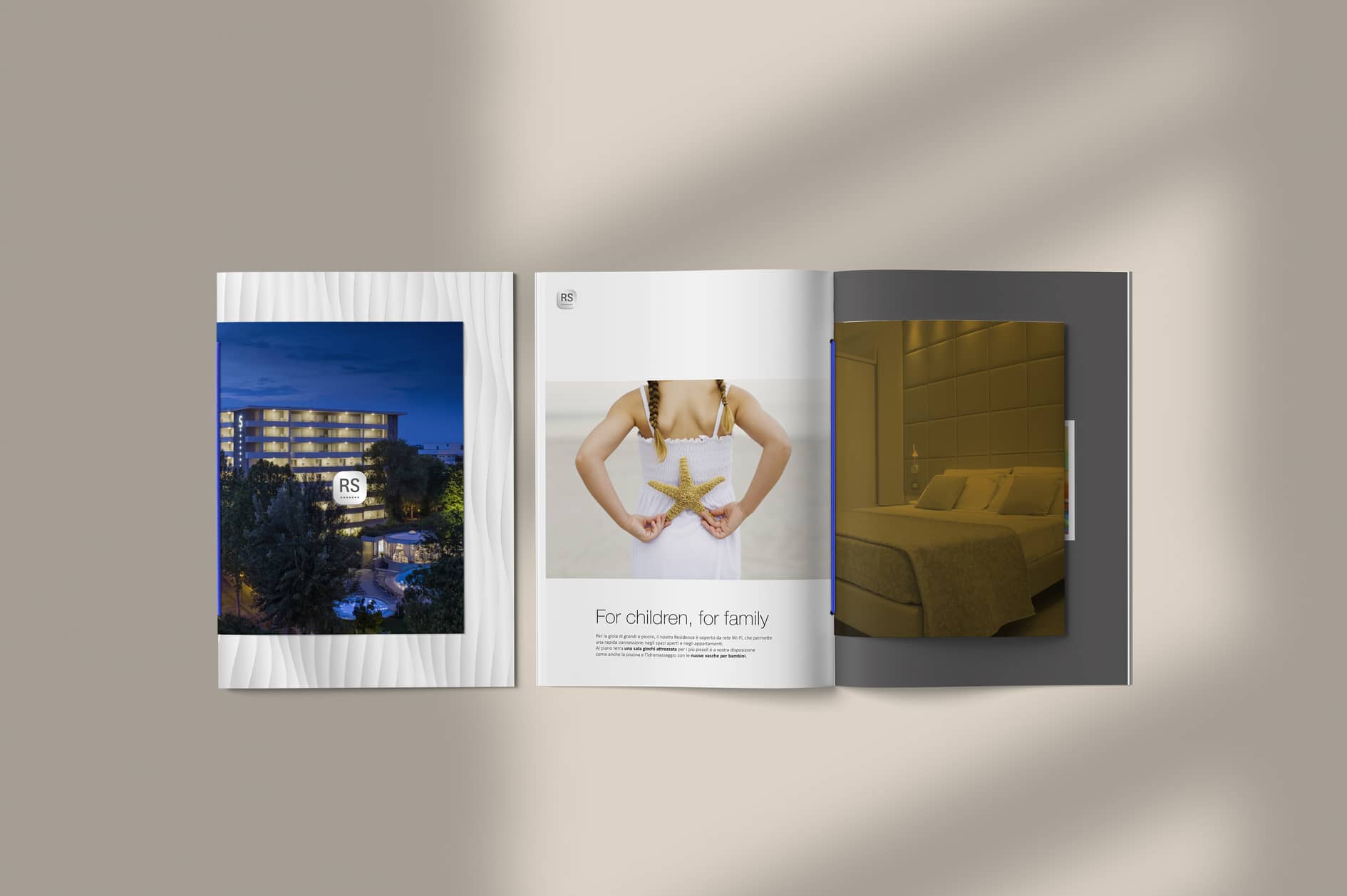 Brochure Residence Serenissima - progetto grafico